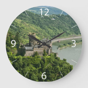 Katz Castle Große Wanduhr
