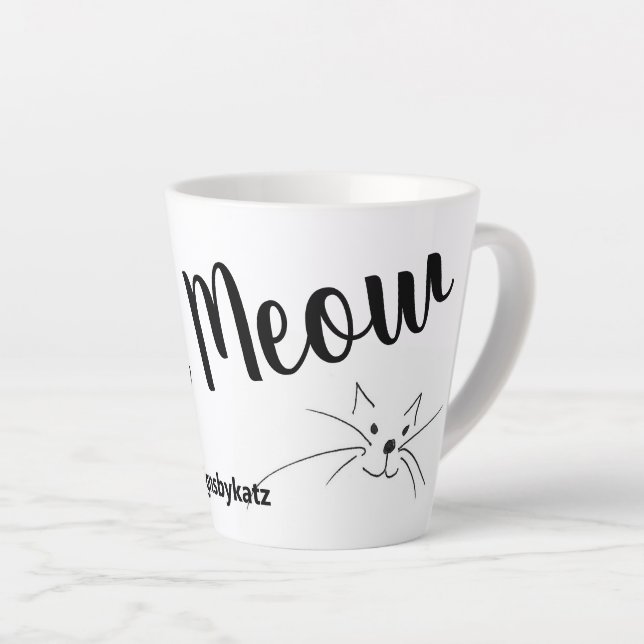 Katz Meow Milchtasse (Rechte Ecke)