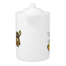 Katz- und Hühnerteapot