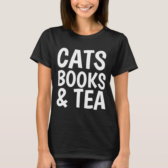 KATZBÜCHER & TEA-T - Shirt (Vorderseite)