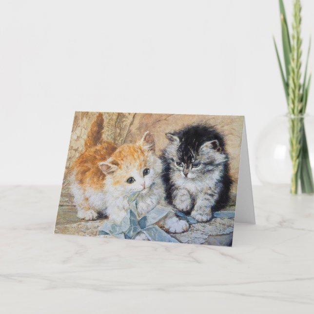 Kätzchen, 1893 karte (Vorderseite)