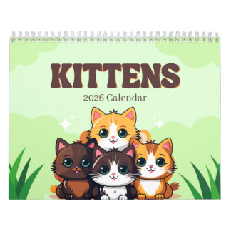 Kätzchen 2026 Kalender