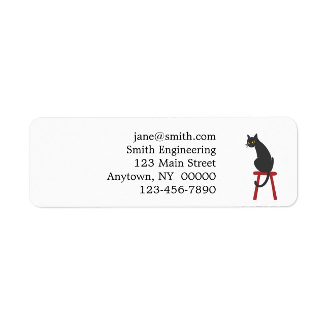 Kätzchen auf Holzhocker - Farbe wählen (Vorne)