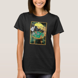 Kätzchen, die Poker für Feline Poker Ree spielen T-Shirt