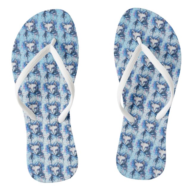 Kätzchen Flip Flops (Fußbett)