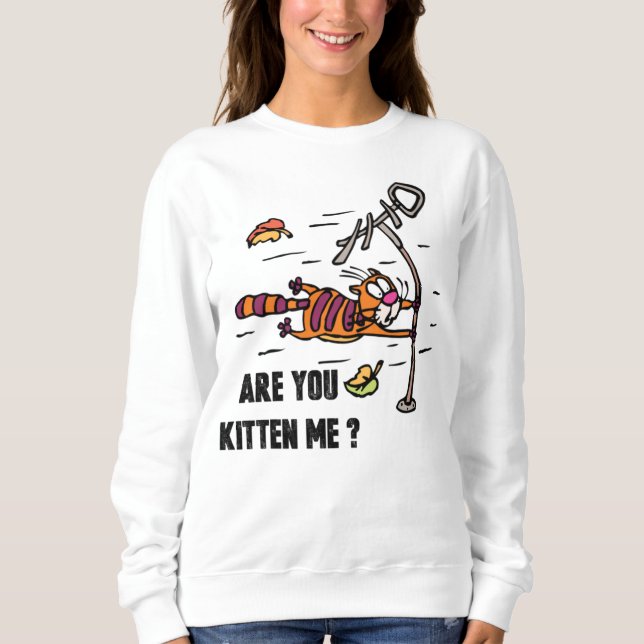 Kätzchen? Frauen Basic Sweatshirt (Vorderseite)