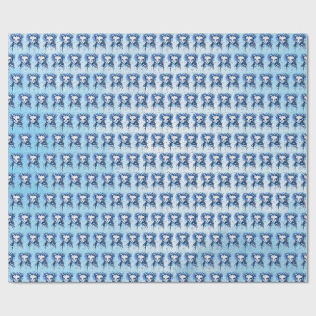 Kätzchen Geschenkpapier (Flach)