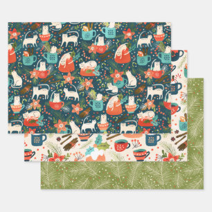 Kätzchen Geschenkpapier Set