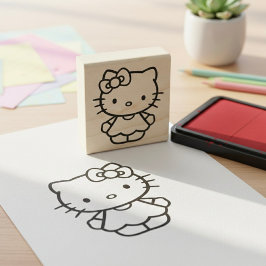 Kätzchen Gummistempel