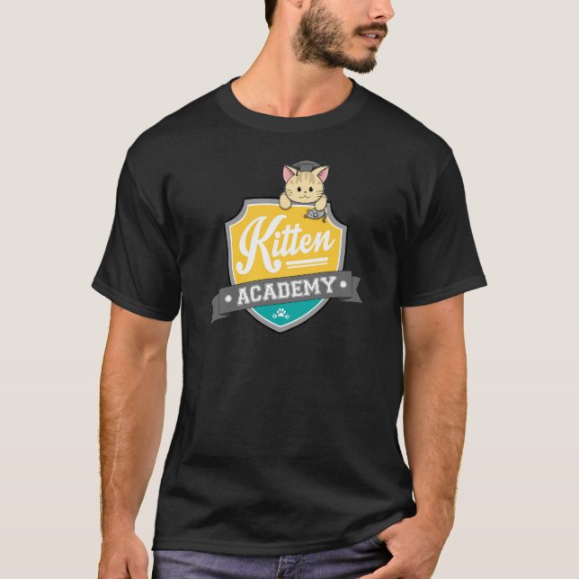 Kätzchen-HochschulWappen T-Shirt (Vorderseite)