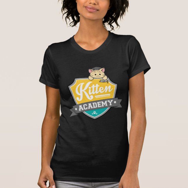 Kätzchen-HochschulWappen T-Shirt (Vorderseite)