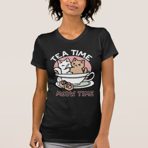 Kätzchen im Pokal knuddeln - Adorable Tea Time T-Shirt
