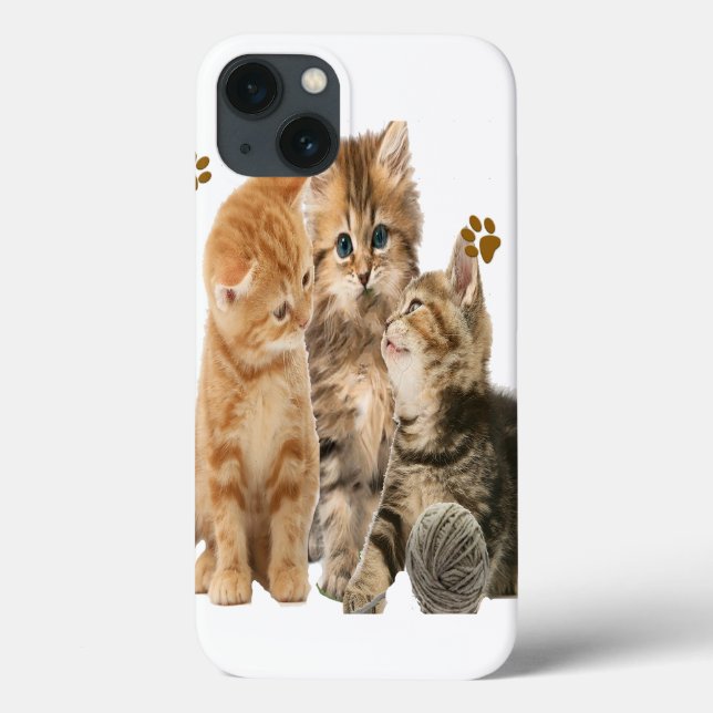 Kätzchen im Spiel Case-Mate iPhone Hülle (Rückseite)