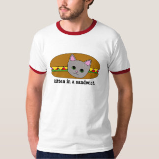Kätzchen in einem Sandwich: der T - Shirt! T-Shirt
