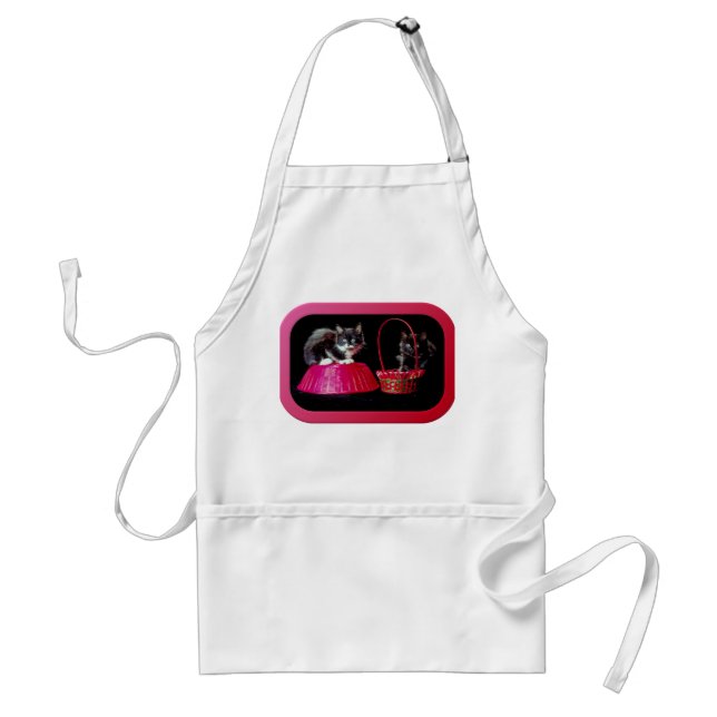 Kätzchen in Osterkörben Schürze (Vorne)