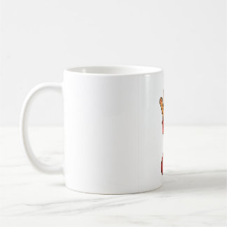 Kätzchen in Weihnachtsstrumpf Überraschung Kaffeetasse