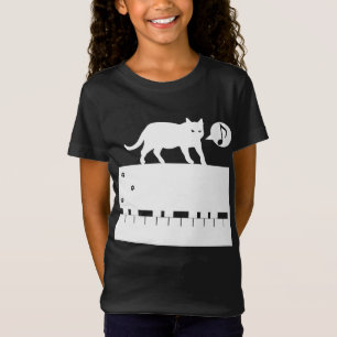 Kätzchen_Klavier T-Shirt