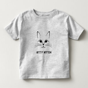 Kätzchen kleinkind t-shirt