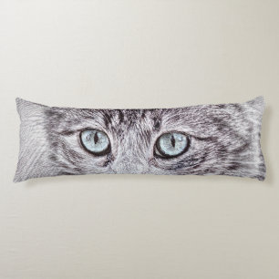 Kätzchen Liebe Niedliche Katzenkatze mit leuchtend Seitenschläferkissen