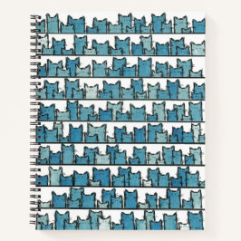 Kätzchen machen mich nicht zum Blue-Notebook Notizbuch