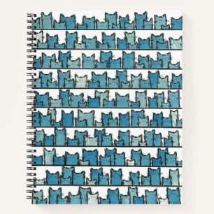 Kätzchen machen mich nicht zum Blue-Notebook Notizbuch