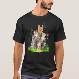 Kätzchen Mit Katzen Süße Ka Katze T-Shirt