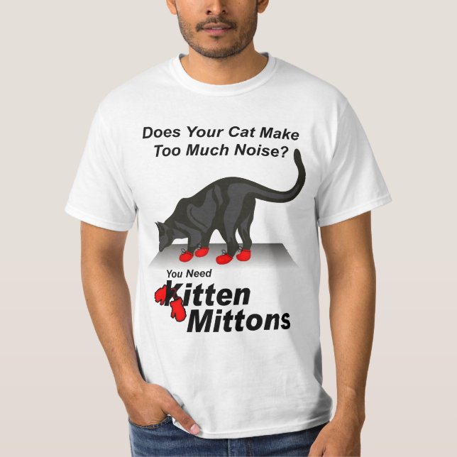 Kätzchen Mittons T-Shirt (Vorderseite)