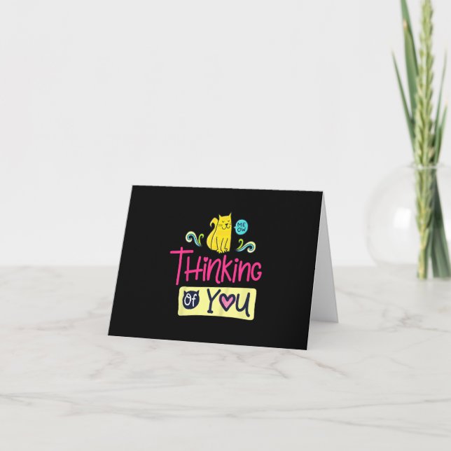 Kätzchen | Niedliches Cat Lover Geschenk Karte (Vorderseite)