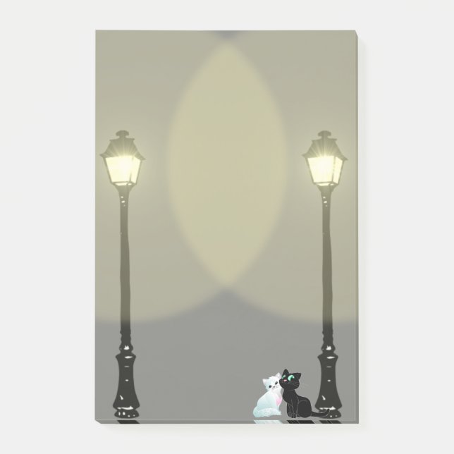 Kätzchen Post-it Klebezettel (Vorderseite)