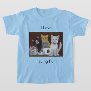 Kätzchen-Spaß-T-Shirt T-Shirt