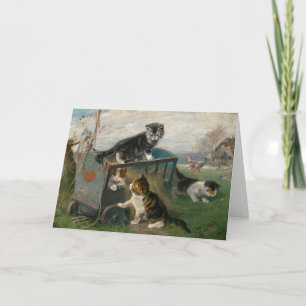 Kätzchen spielen   Julius Adam the Younger Karte