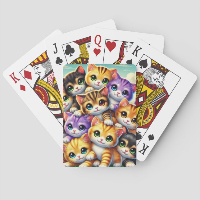 Kätzchen Spielkarten (Rückseite)