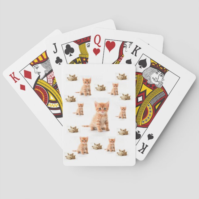 Kätzchen Spielkarten-Deck Spielkarten (Rückseite)