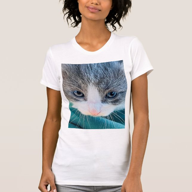 Kätzchen T-Shirt, Lustiges T-Shirt (Vorderseite)