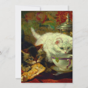 Kätzchen Tee Party Save The Date