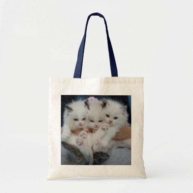 Kätzchen Tote Tasche - Adorable & Herzerwärmung (Vorne)