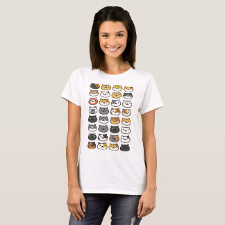 Kätzchen-und Kätzchen-niedliches Katzen-T-Shirt T-Shirt