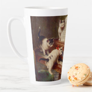Kätzchen und Klavier Milchtasse