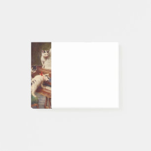 Kätzchen und Klavier Post-it Klebezettel