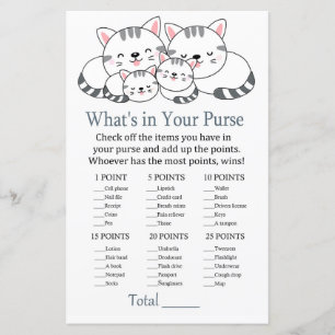 Kätzchen Was ist in Ihrem Handballspiel Babydusche