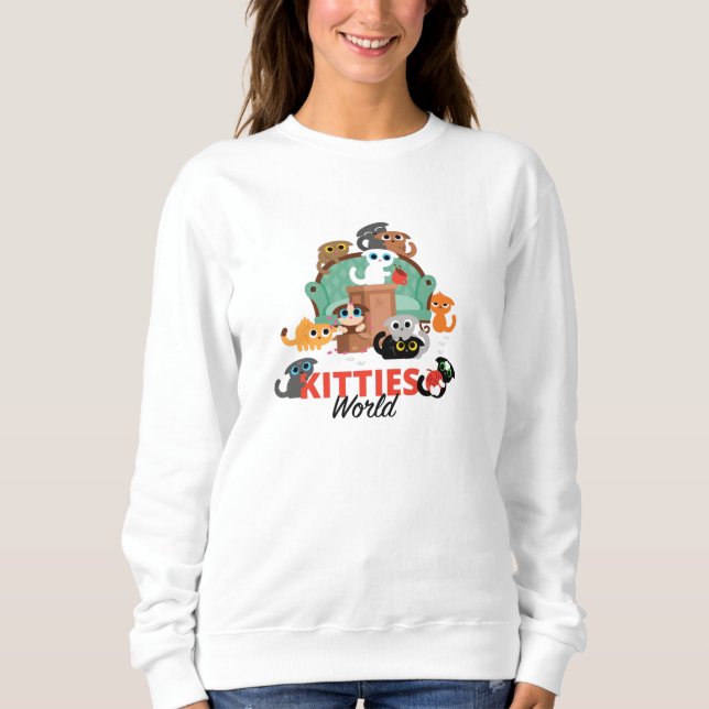 Kätzchen World Sweatshirt (Vorderseite)