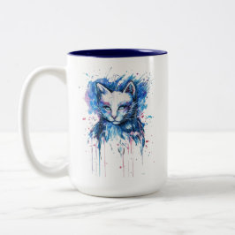 Kätzchen Zweifarbige Tasse