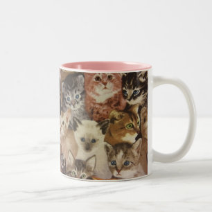Kätzchen Zweifarbige Tasse