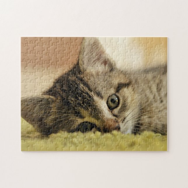 Kätzchenlaubsäge Puzzle (Horizontal)