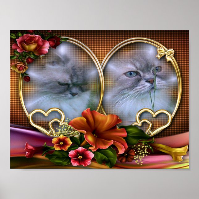 Katze2 für Lilo Poster (Vorne)