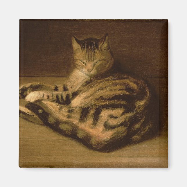 Katze, 1898 magnet (Vorne)