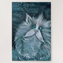 Katze 1 - Das Jigsaw Puzzle anstarren