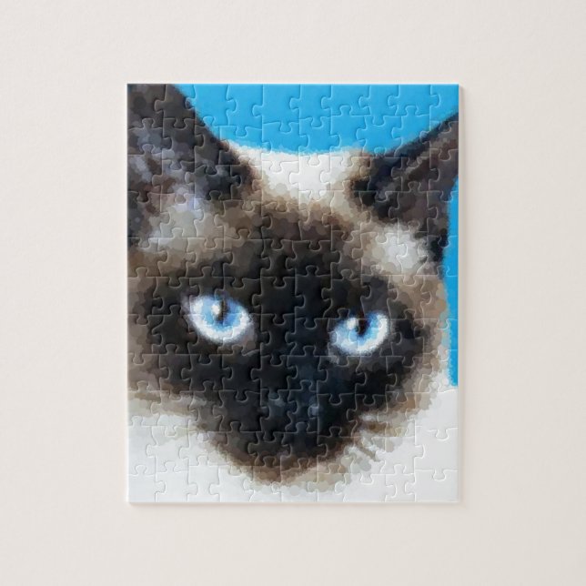 Katze 1 puzzle (Vertikal)