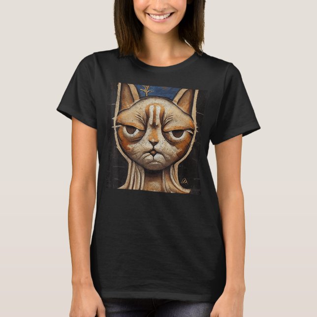 Katze 21 T-Shirt (Vorderseite)