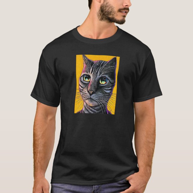 Katze 22 T-Shirt (Vorderseite)